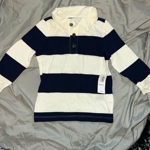 Old Navy long sleeve polo 18-24 months NWT